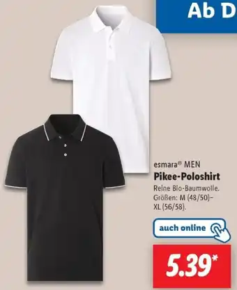 Lidl esmara MEN Pikee-Poloshirt Angebot