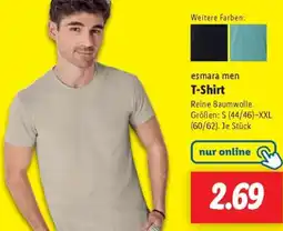 Lidl esmara men T-Shirt Angebot