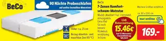 Lidl BeCo 7-Zonen Komfortschaum-Matratze Angebot