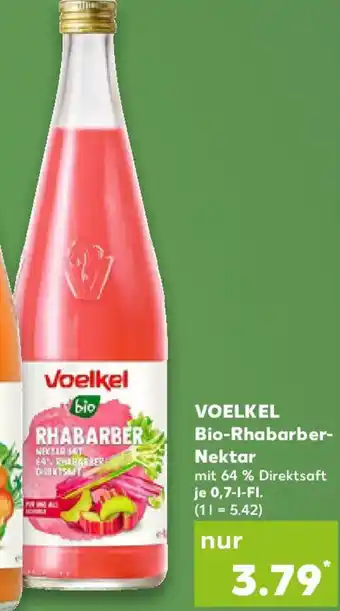 Kaufland VOELKEL Bio-Rhabarber Nektar Angebot