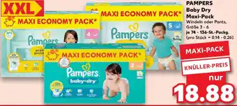 Kaufland PAMPERS Baby Dry Maxi-Pack Angebot