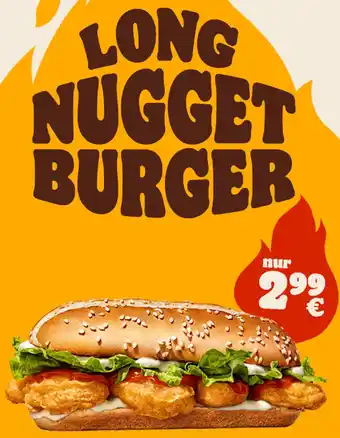 Burger King Long nugget burger Angebot
