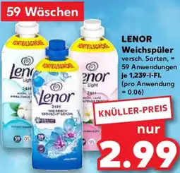 Kaufland LENOR Weichspüler Angebot
