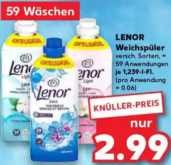 Kaufland LENOR Weichspüler Angebot