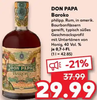 Kaufland DON PAPA Baroko Angebot