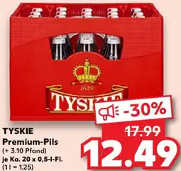Kaufland TYSKIE Premium-Pils Angebot