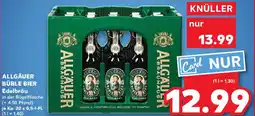 Kaufland ALLGÄUER BÜBLE BIER Edelbräu Angebot