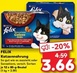 Kaufland FELIX Katzennahrung Angebot
