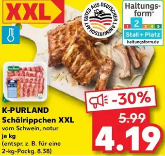 Kaufland K-PURLAND Schälrippchen XXL Angebot