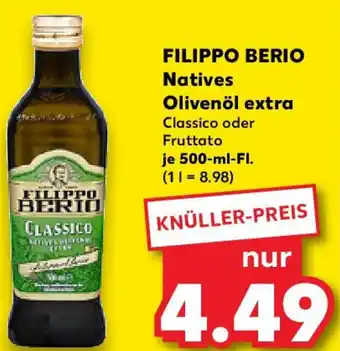Kaufland FILIPPO BERIO Natives Olivenöl extra Angebot