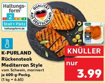 Kaufland K-PURLAND Rückensteak Mediterran Style Angebot