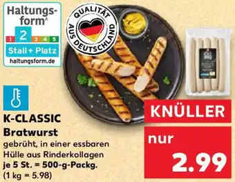 Kaufland K-CLASSIC Bratwurst Angebot
