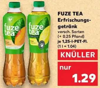 Kaufland FUZE TEA Erfrischungsgetränk Angebot