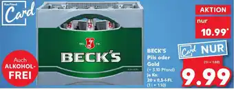 Kaufland BECK'S Pils oder Gold Angebot