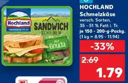 Kaufland HOCHLAND Schmelzkäse Angebot