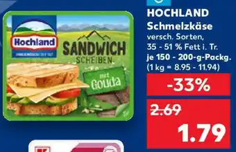 Kaufland HOCHLAND Schmelzkäse Angebot