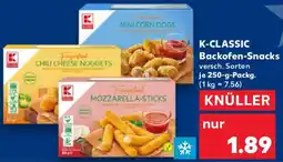 Kaufland K-CLASSIC Backofen-Snacks Angebot