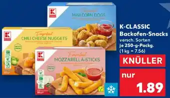 Kaufland K-CLASSIC Backofen-Snacks Angebot
