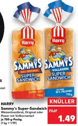 Kaufland HARRY Sammy's Super-Sandwich Angebot