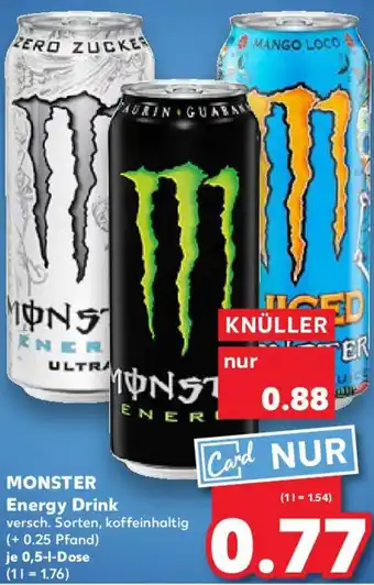 Kaufland MONSTER Energy Drink Angebot