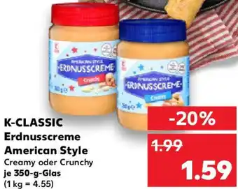 Kaufland K-CLASSIC Erdnusscreme American Style Angebot