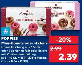 Kaufland POPPIES Mini-Donuts oder Eclairs Angebot
