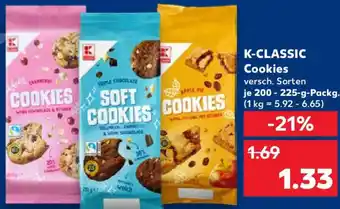 Kaufland K-CLASSIC Cookies Angebot
