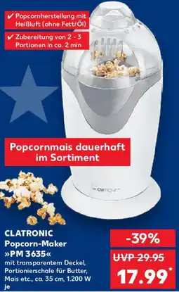 Kaufland CLATRONIC Popcorn-Maker PM 3635 Angebot