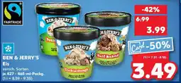 Kaufland BEN & JERRY'S Eis Angebot