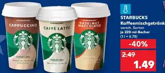 Kaufland STARBUCKS Kaffeemischgetränk Angebot