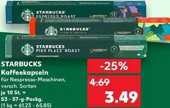 Kaufland STARBUCKS Kaffeekapseln Angebot