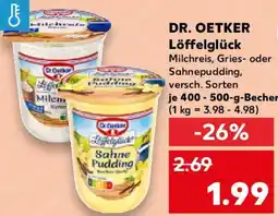 Kaufland DR. OETKER Löffelglück Angebot