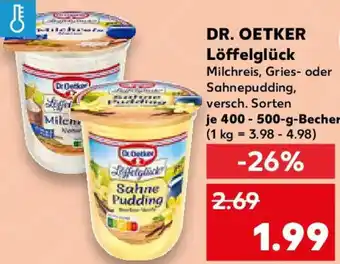Kaufland DR. OETKER Löffelglück Angebot