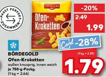 Kaufland BÖRDEGOLD Ofen-Kroketten Angebot