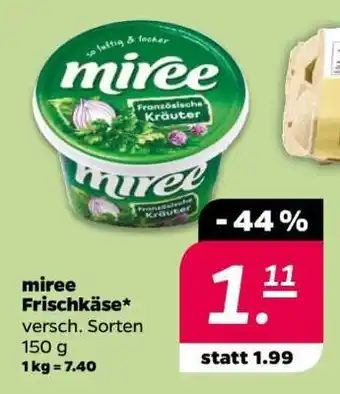 NETTO Miree Frischkäse Angebot