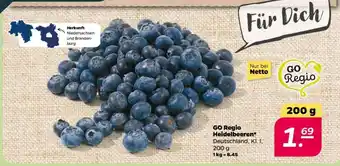 NETTO GO Regio Heidelbeeren Angebot
