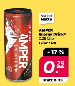 NETTO AMPER Energy Drink Angebot