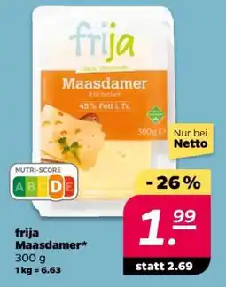 NETTO frija Maasdamer Angebot