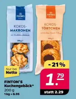 NETTO FINTON'S Kuchengebäck Angebot