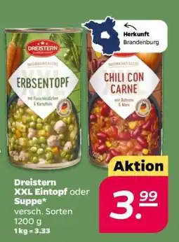 NETTO Dreistern XXL Eintopf oder Suppe Angebot