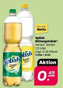 NETTO Splish Bittergetränk Angebot