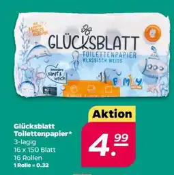 NETTO GLÜCKSBLATT Toilettenpapier Angebot