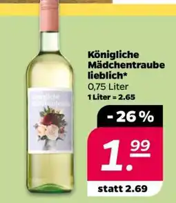 NETTO Königliche Mädchentraube lieblich Angebot