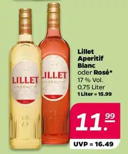 NETTO Lillet Aperitif Blanc oder Rosé Angebot
