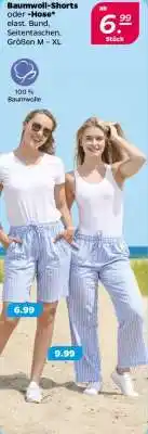 NETTO Baumwoll-Shorts oder -Hose Angebot