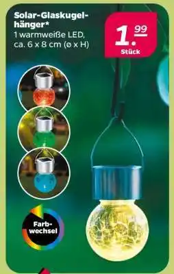 NETTO Solar-Glaskugelhänger Angebot