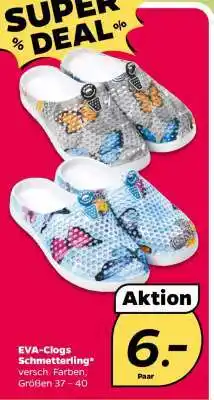 NETTO EVA-Clogs Schmetterling Angebot