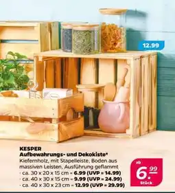 NETTO KESPER Aufbewahrungs- und Dekokiste Angebot