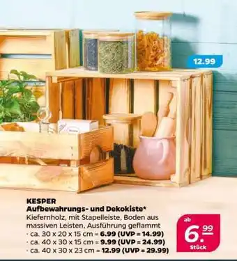 NETTO KESPER Aufbewahrungs- und Dekokiste Angebot