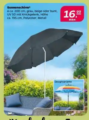NETTO Sonnenschirm Angebot